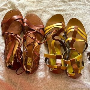 4 NEWSandals without tag. Dolce Vita, Kennethcole Reaction, Fit Flops,Yellow Box